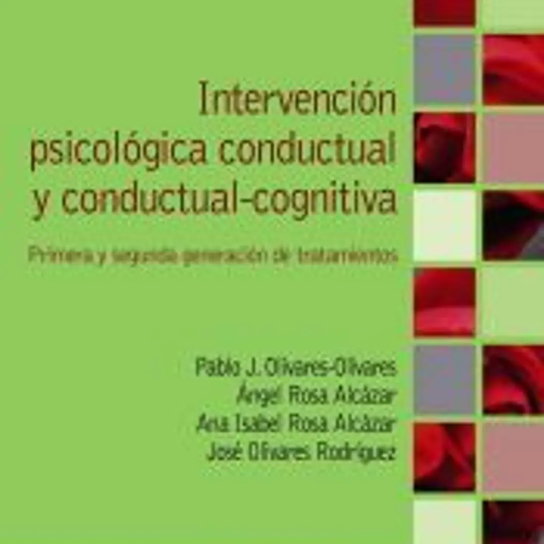Intervención psicológica conductual y conductual-cognitiva 1