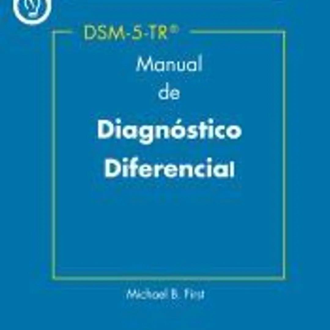 Dsm 5 tr manual de diagnostico diferencial 1