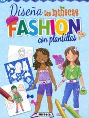 Diseña tus muñecas fashion con plantillas