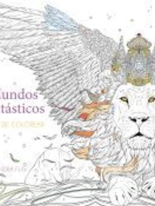 Mundos fantásticos: Libro de colorear