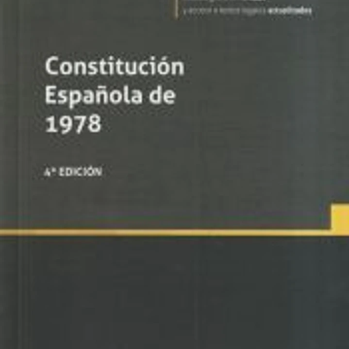 Constitución Española 1978 4ª Edición 1