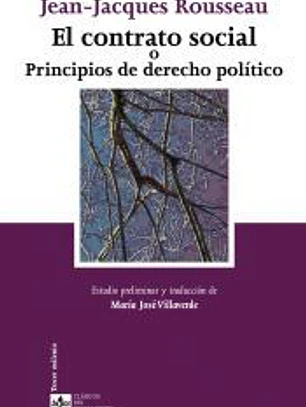 El contrato social o Principios de derecho político