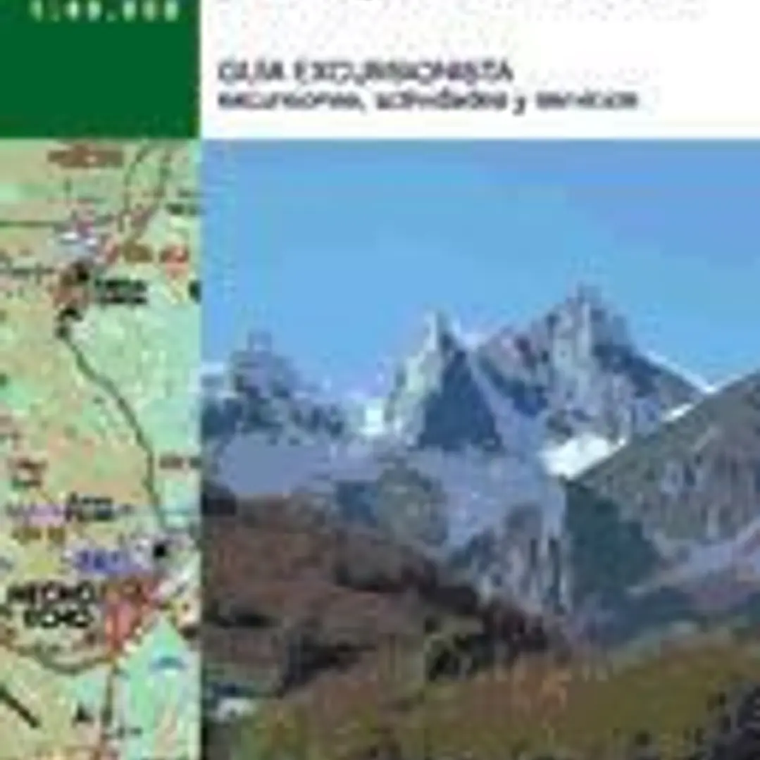 Mapa Pirineo Aragonés. Ansó-Echo, Aragüés-Jaca 1