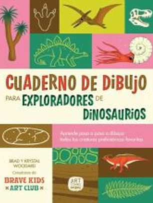 Cuaderno de dibujo para exploradores de dinosaurios