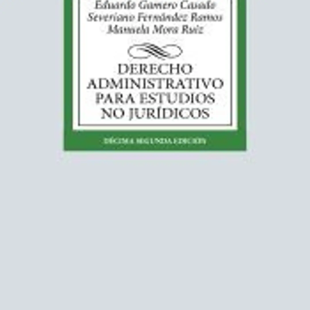 Derecho Administrativo para estudios no jurídicos 1