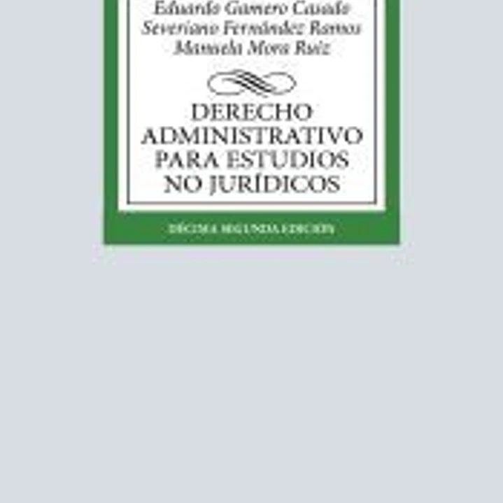 Derecho Administrativo para estudios no jurídicos 1