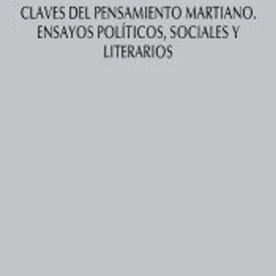 Claves del pensamiento martiano 1