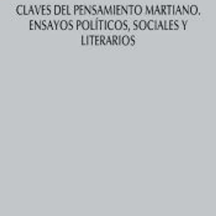 Claves del pensamiento martiano 1