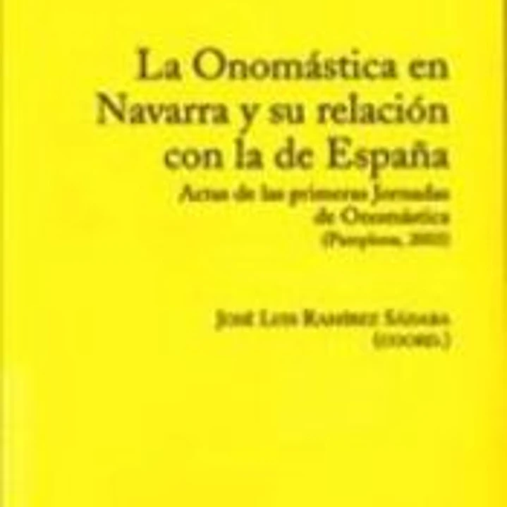 La Onomástica en Navarra y su relación con la de España 1