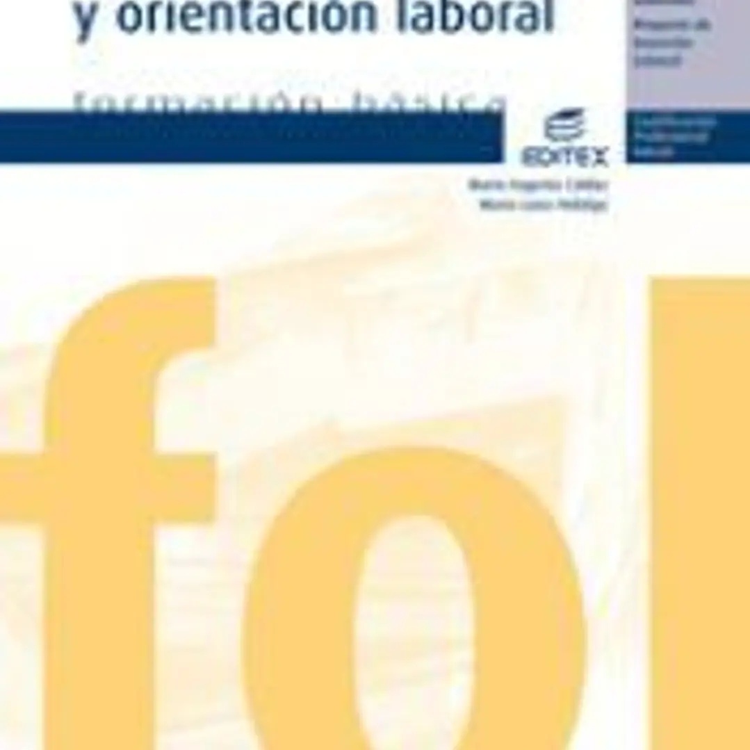 Formación y orientación laboral (PCPI) 1