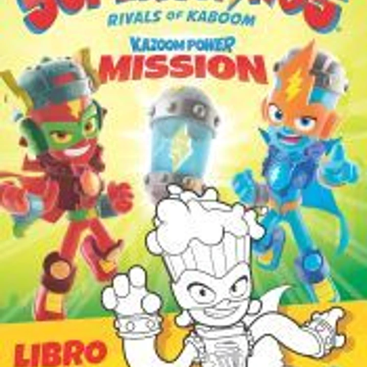 Libro para colorear Superthings Kazoom Power - Mission 1