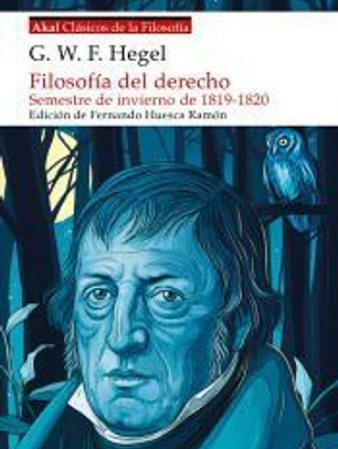 Filosofía del derecho: Semestre de invierno de 1819-1820