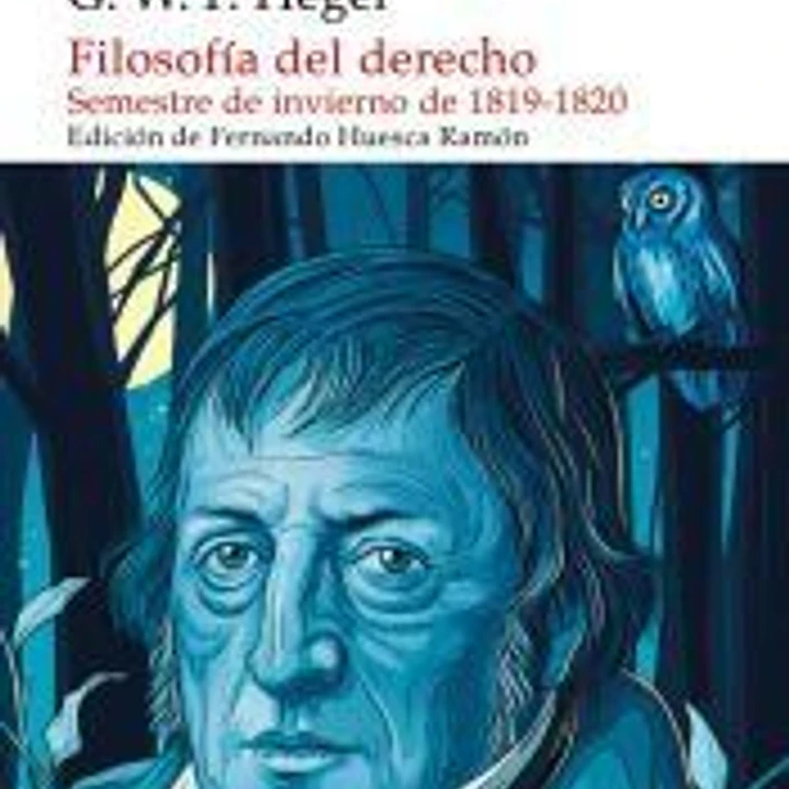 Filosofía del derecho: Semestre de invierno de 1819-1820 1