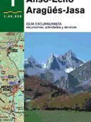 Mapa Pirineo Aragonés. Ansó-Echo, Aragüés-Jaca