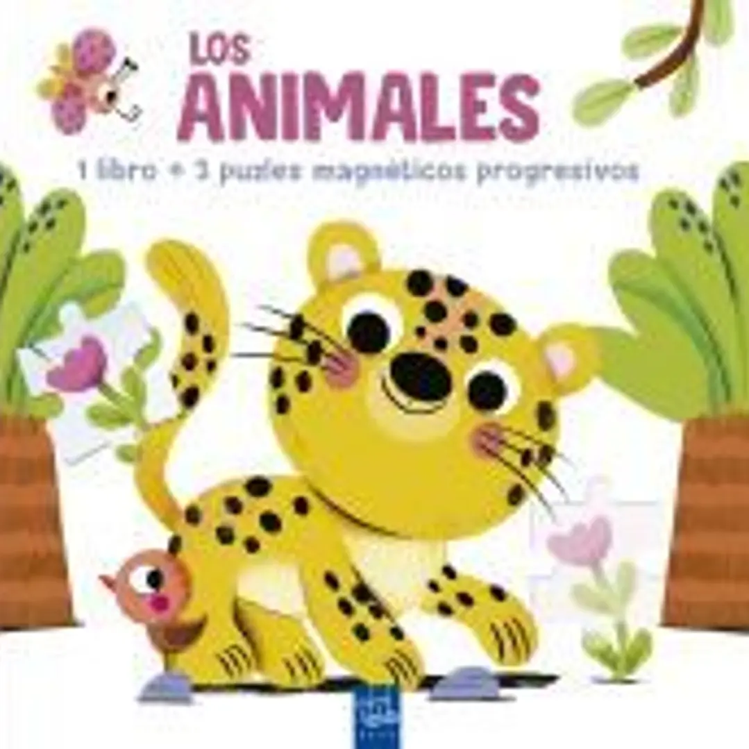 Lee y juega con puzles magnéticos. Los animales 1