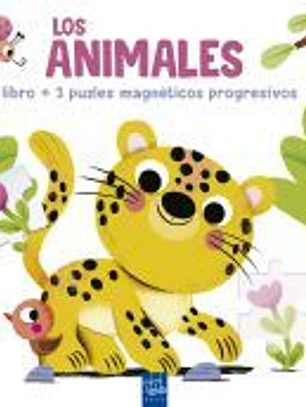 Lee y juega con puzles magnéticos. Los animales