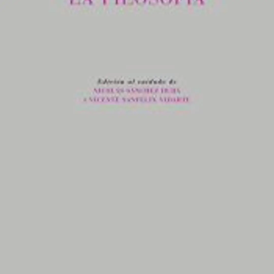 Elogio de la Filosofía 1