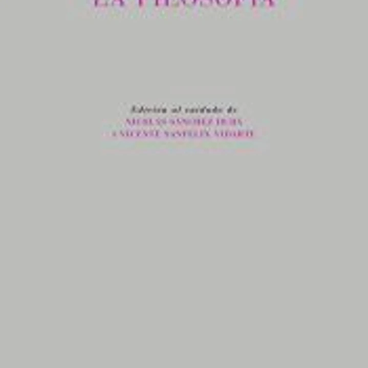 Elogio de la Filosofía 1