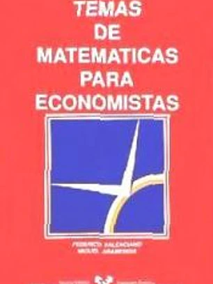 Temas de matemáticas para economistas
