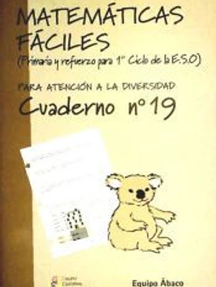 Matemáticas fáciles 19. Primaria
