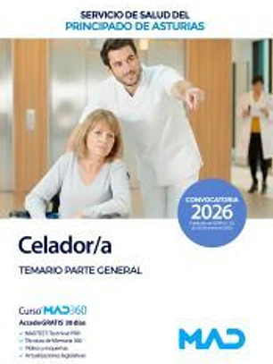 Celador/a. Temario parte general. Servicio de Salud del Principado de Asturias (SESPA)