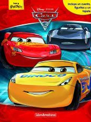 Cars 3. Libroaventuras: Libro-juego. Incluye un tablero y figuras para jugar.