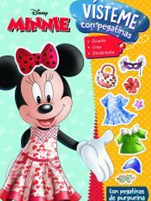Minnie. Vísteme con pegatinas