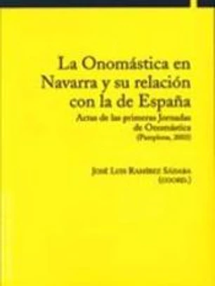 La Onomástica en Navarra y su relación con la de España