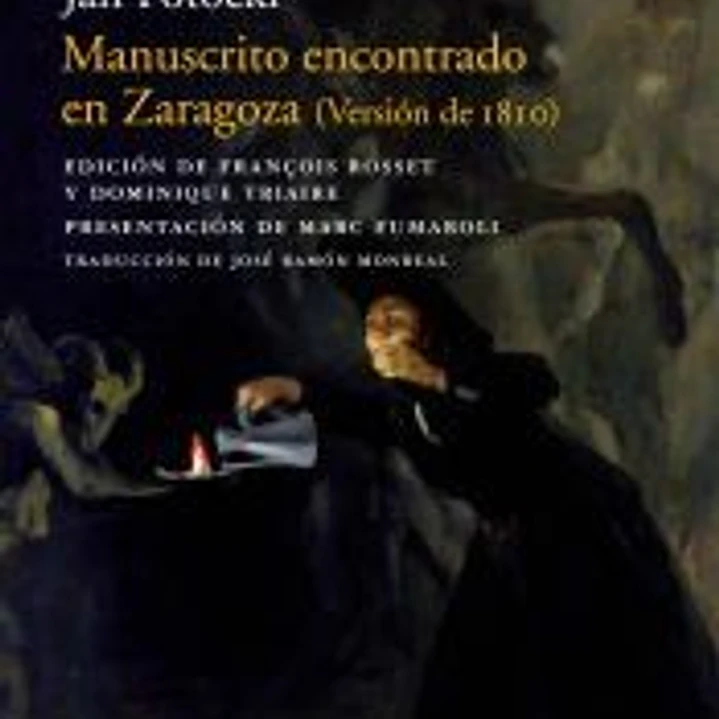 Manuscrito encontrado en Zaragoza 1