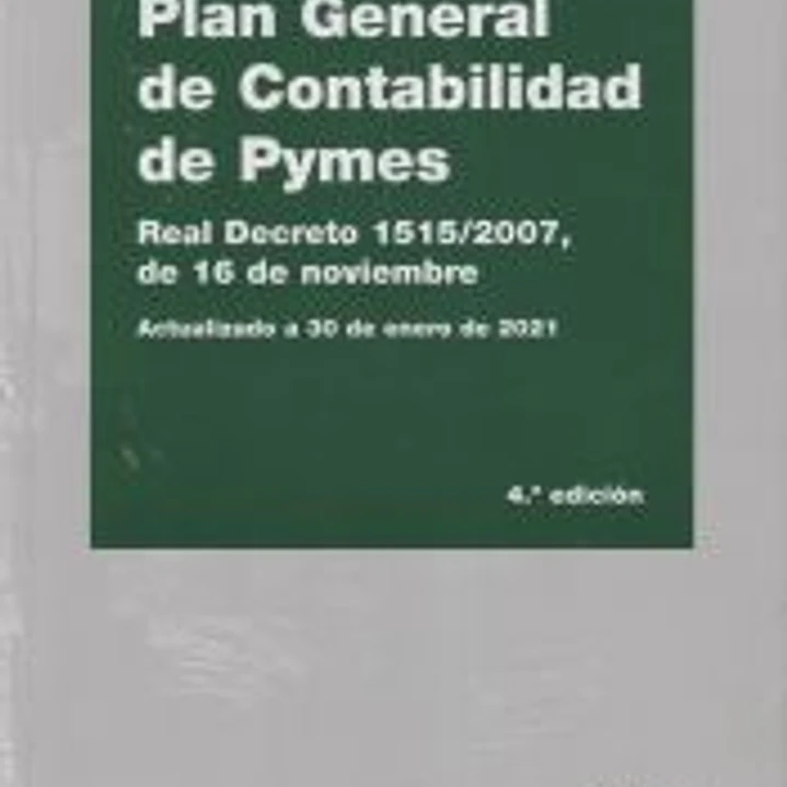 Plan General de Contabilidad de Pymes 1
