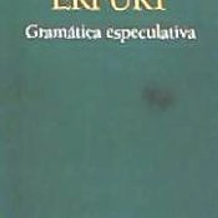 GRAMATICA ESPECULATIVA 1