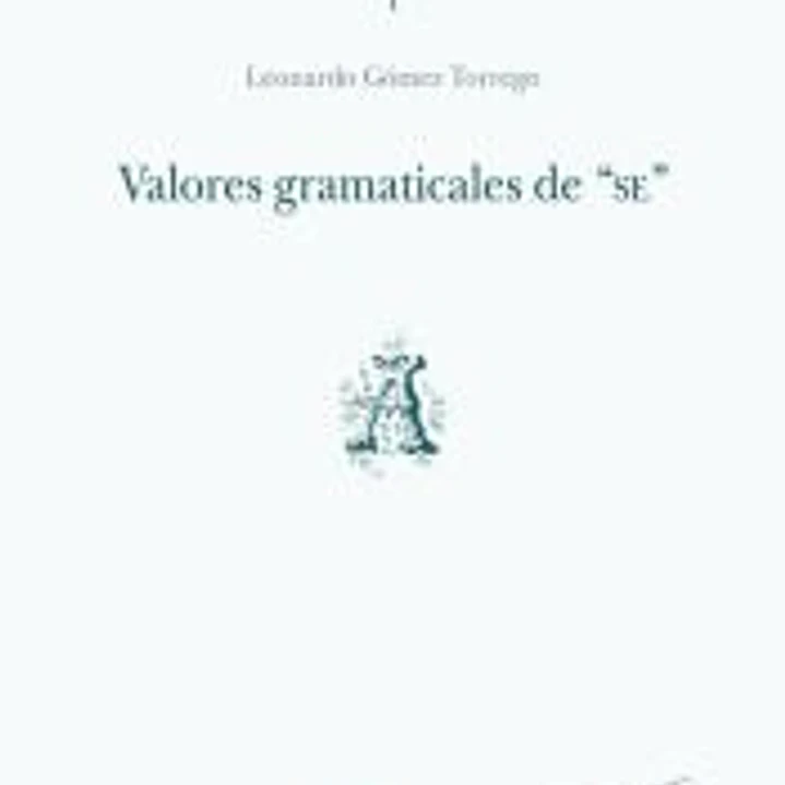 Valores gramaticales de SE (A) 1