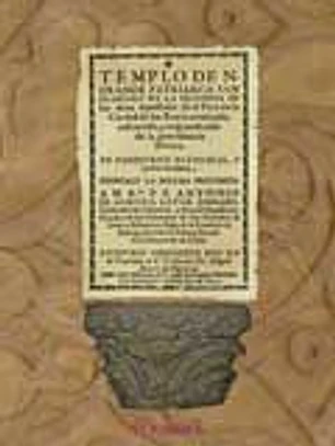 Facsímil: Templo de N. Grande Patriarca San Francisco de la Provincia de Doze Apostoles de el Perú