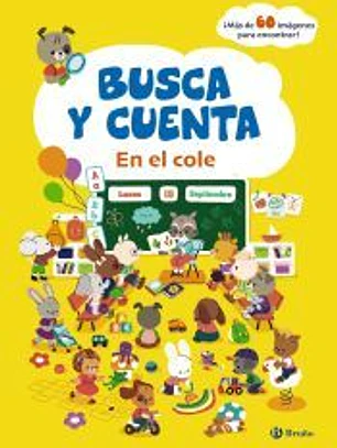 Busca y cuenta. En el cole