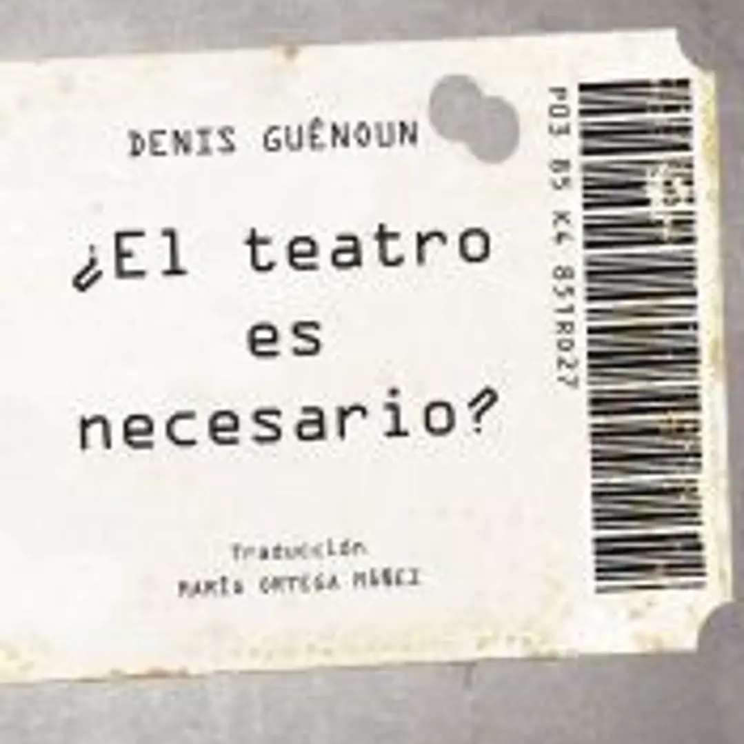 ¿El teatro es necesario? 1