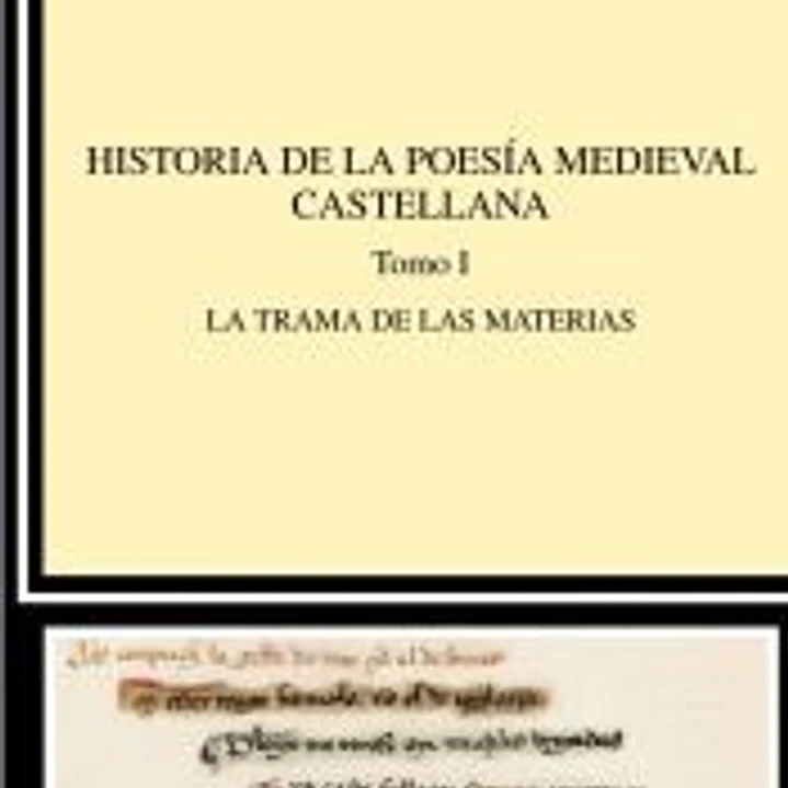 Historia de la poesía medieval castellana I 1