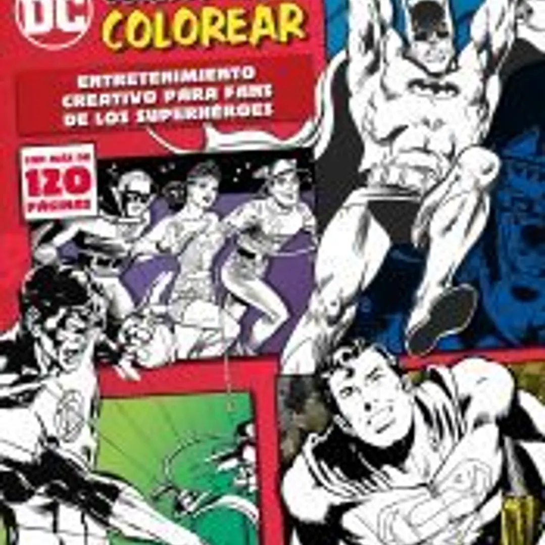 DC Cómics para colorear superhéroes: Entretenimiento creativo para fans de los superhéroes 1