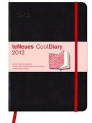 Agenda 2012. CoolDiary Black/Zebra Red/White. Mediano. (Por Días).