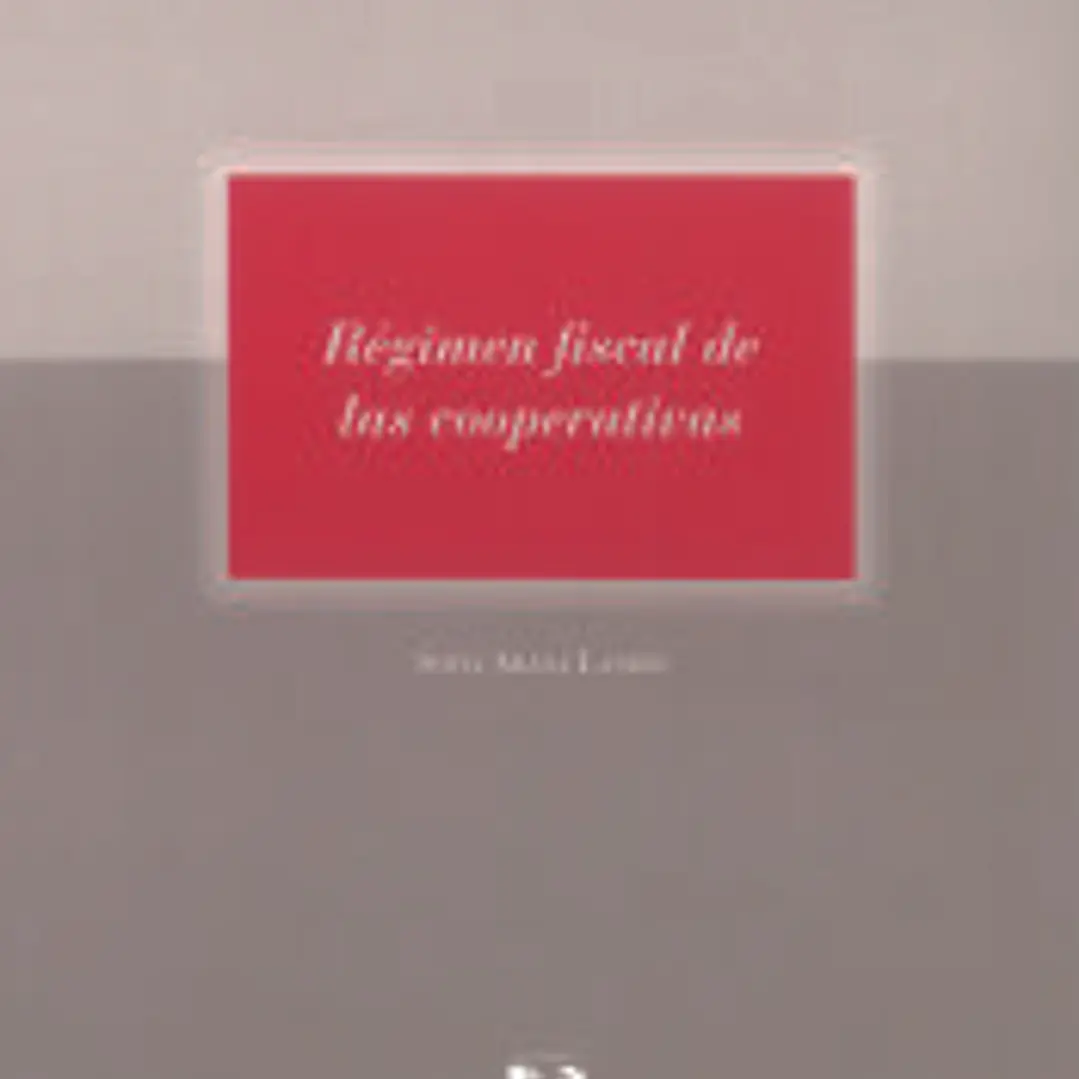 Régimen fiscal de las cooperativas 1