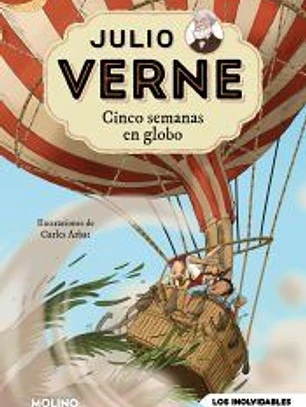 Julio Verne - Cinco semanas en globo (edición actualizada, ilustrada y adaptada)