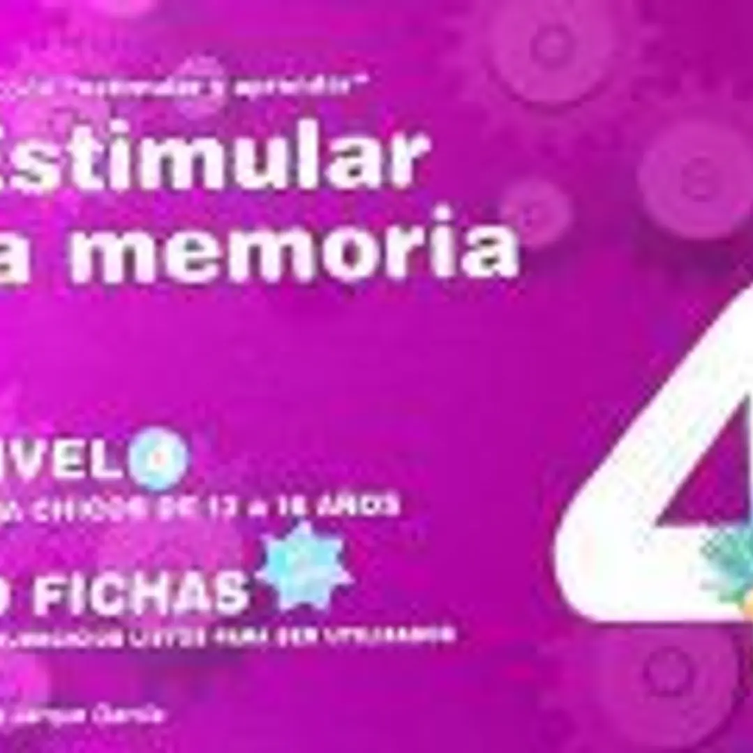Estimular la memoria nivel 4: Fichas en color 1