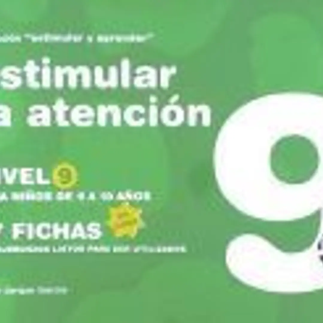 Estimular la atención 9: Fichas en color 1