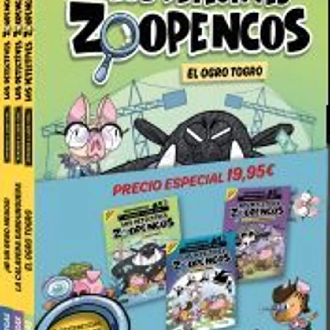 Pack Aprende a leer con... ¡Los Detectives Zoopencos! 7, 8 y 9: En letra MAYÚSCU 1