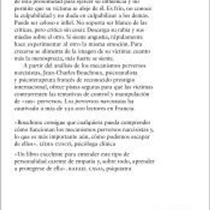 Los perversos narcisistas 1