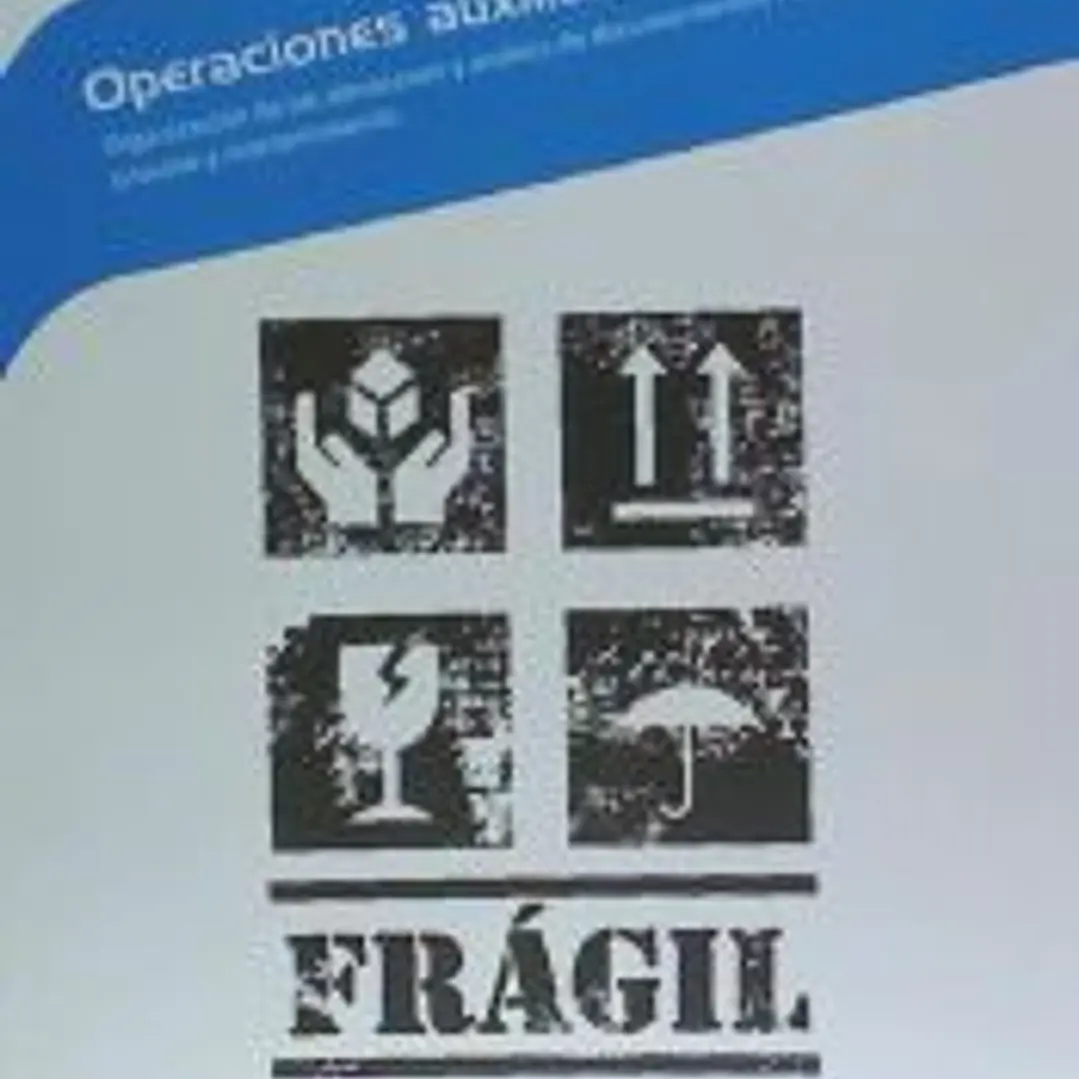 Operaciones auxiliares de almacenaje : organización de los almacenes y análisis de documentación, riesgos, procesoy mantenimiento. Certificados de profesionalidad. Actividades auxiliares de almacén 1