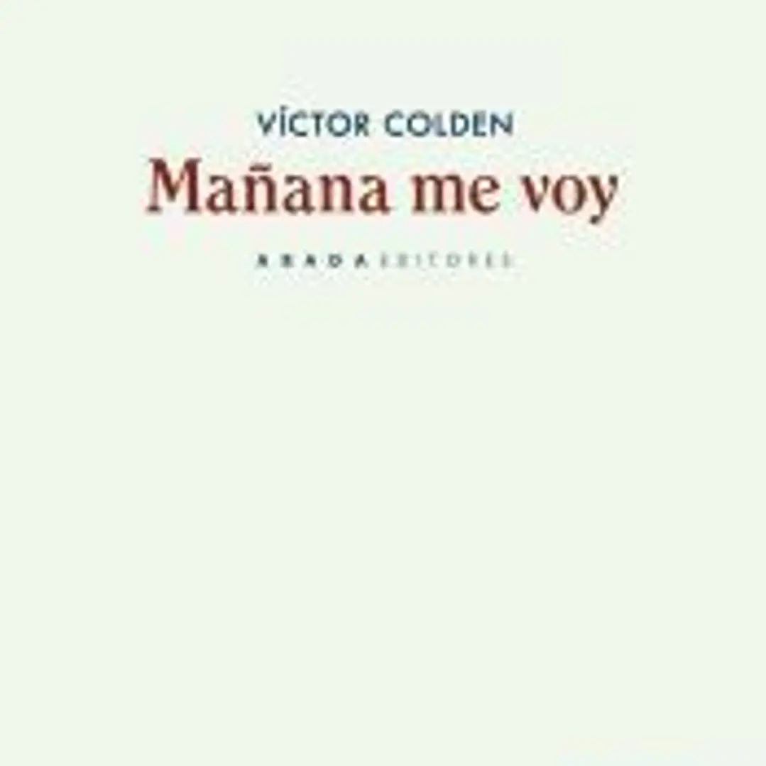 Mañana me voy 1