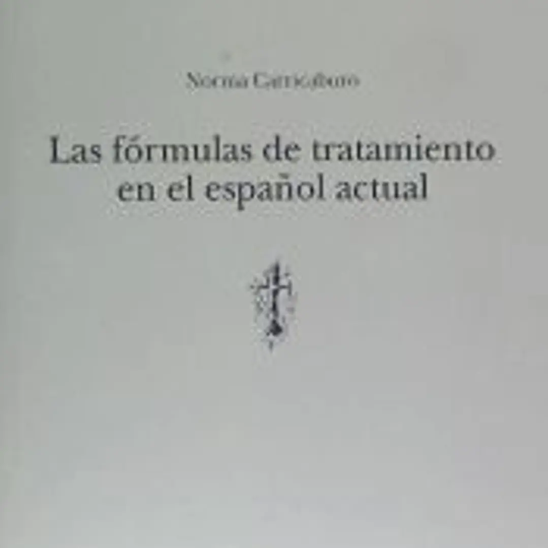 Las fórmulas de tratamiento en el español actual (t) 1