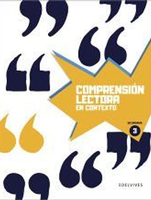 Comprensión lectora en contexto 3 - Secundaria
