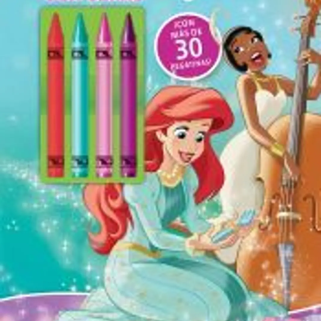 Princesas. Libro para colorear con ceras 2 1