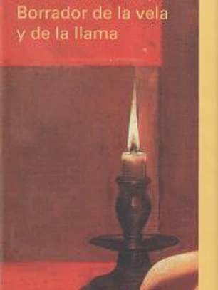 Borrador de la vela y la llama